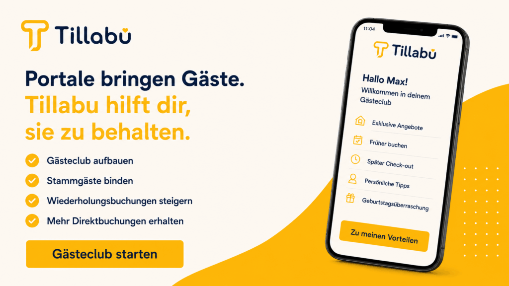 Portale bringen Gäste Tillabu