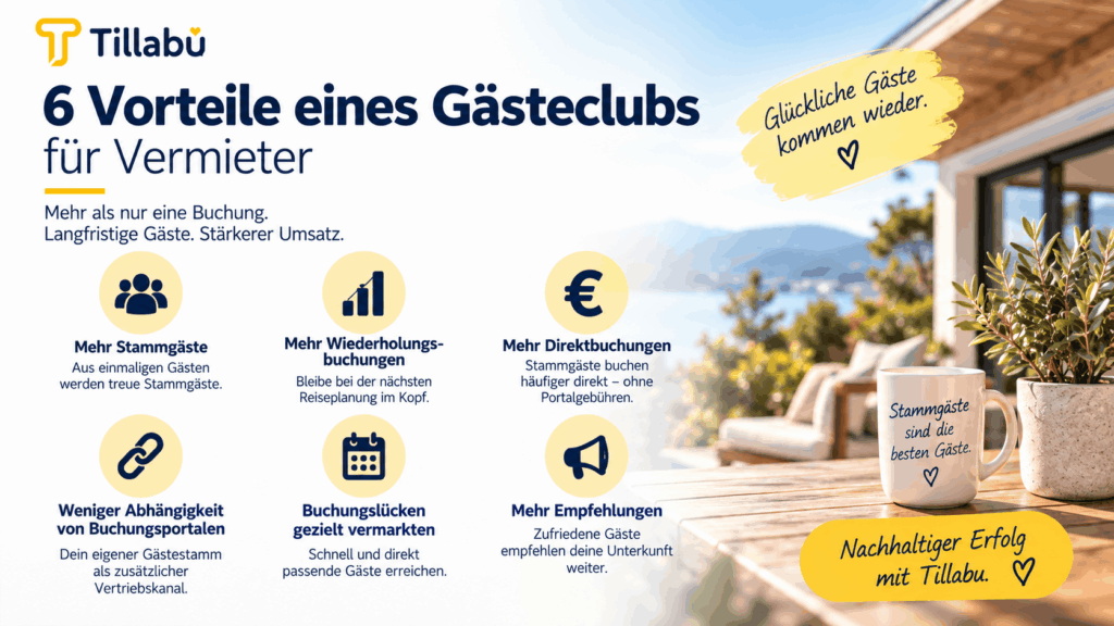 6 Vorteile eines Gästeclubs Tillabu